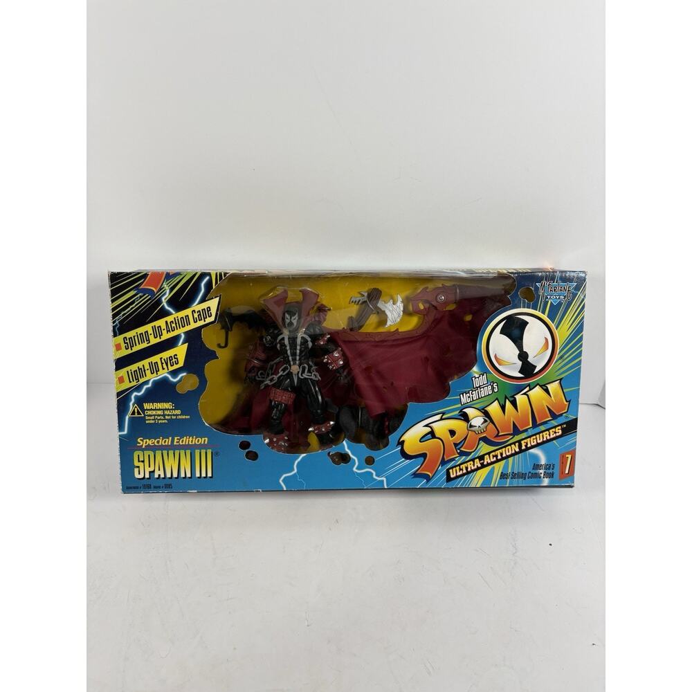 1998 McFarlane Spawn III Series 7 Ultra Action Figure Light Up Eyes NIB